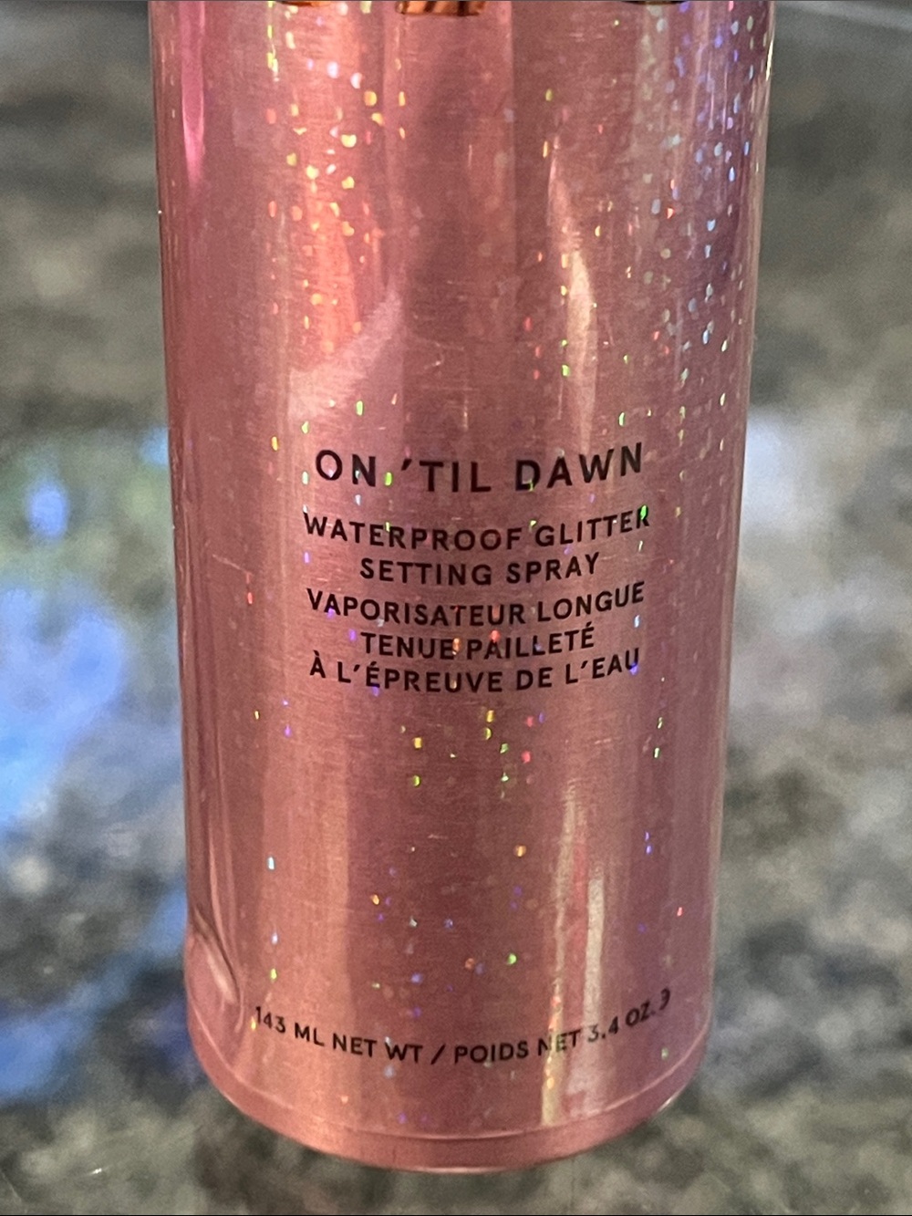 ONE/SIZE Brown Sugar On 'Til Dawn Waterproof Glitter Setting Spray - Picture 2 of 5